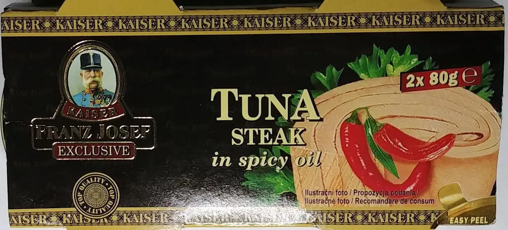 Tuňák steak v pikantním oleji
