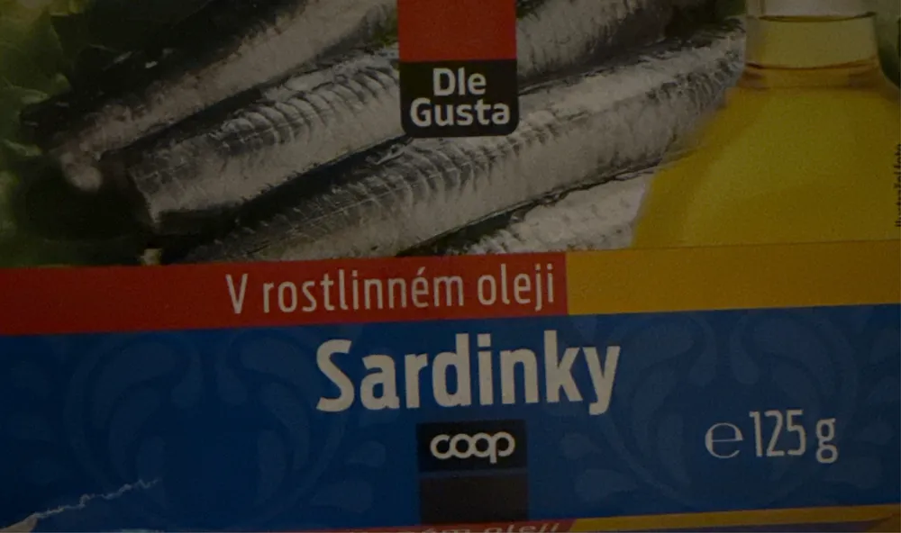 Sardinky v rostlinném oleji