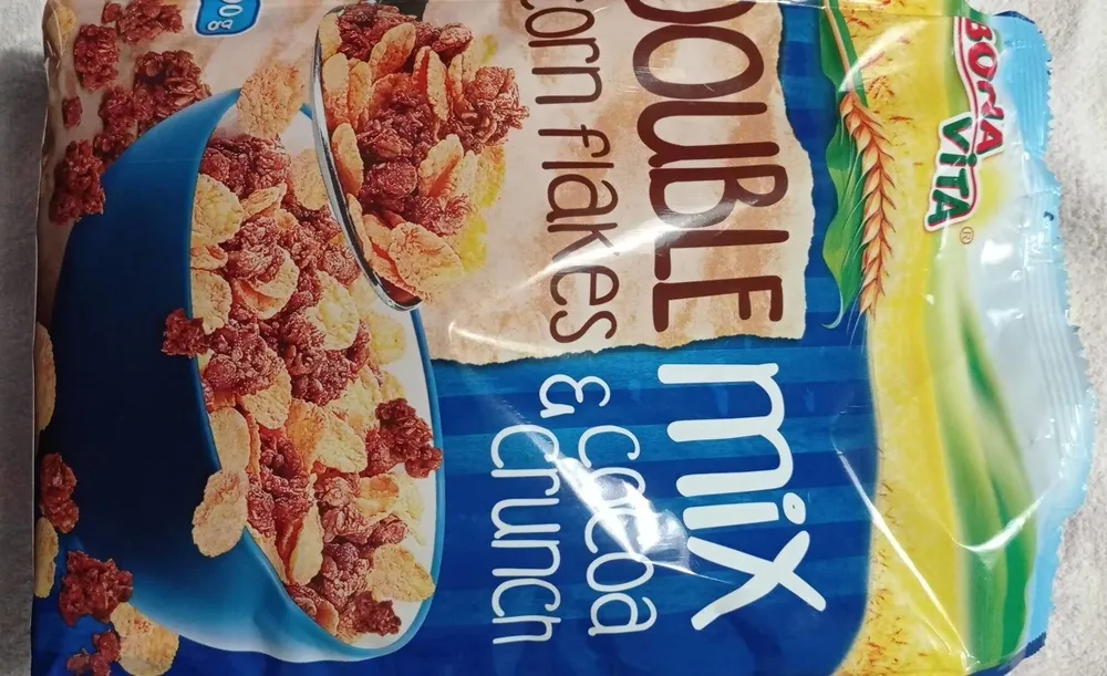 Double mix corn flakes- cocoa crunch