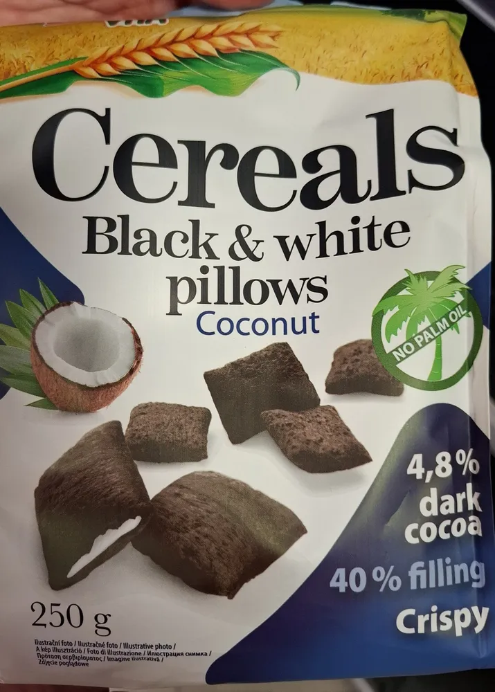 Black & White Coconut Pillows