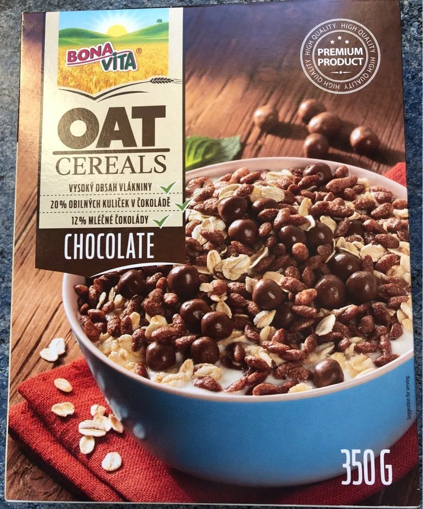 Oat cereals chocolate