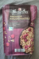 Premium Knuspermüsli Himbeer & Weisse Schokolade