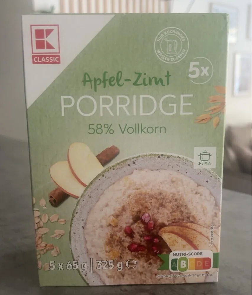 Apfel Zimt Porridge