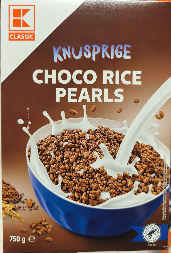 Knusprige Choco Rice Pearls