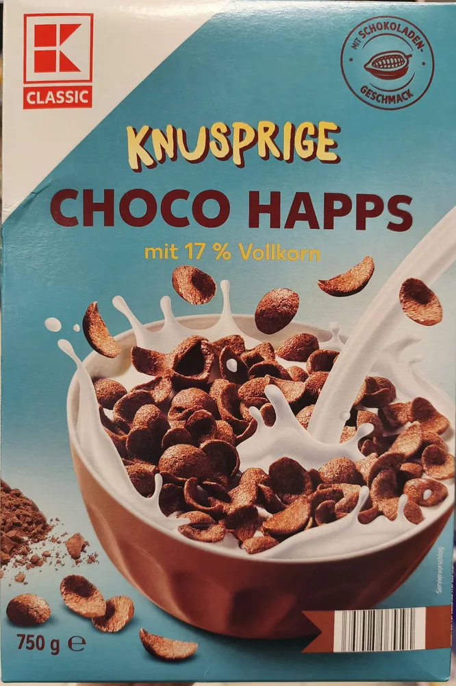 Knusprige Choco Happs