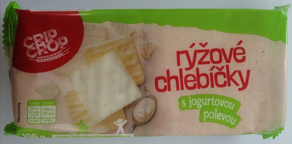 Rýžové chlebíčky s jogurtovou polevou