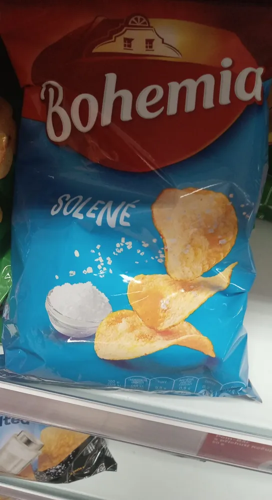 Bohemia chips slané