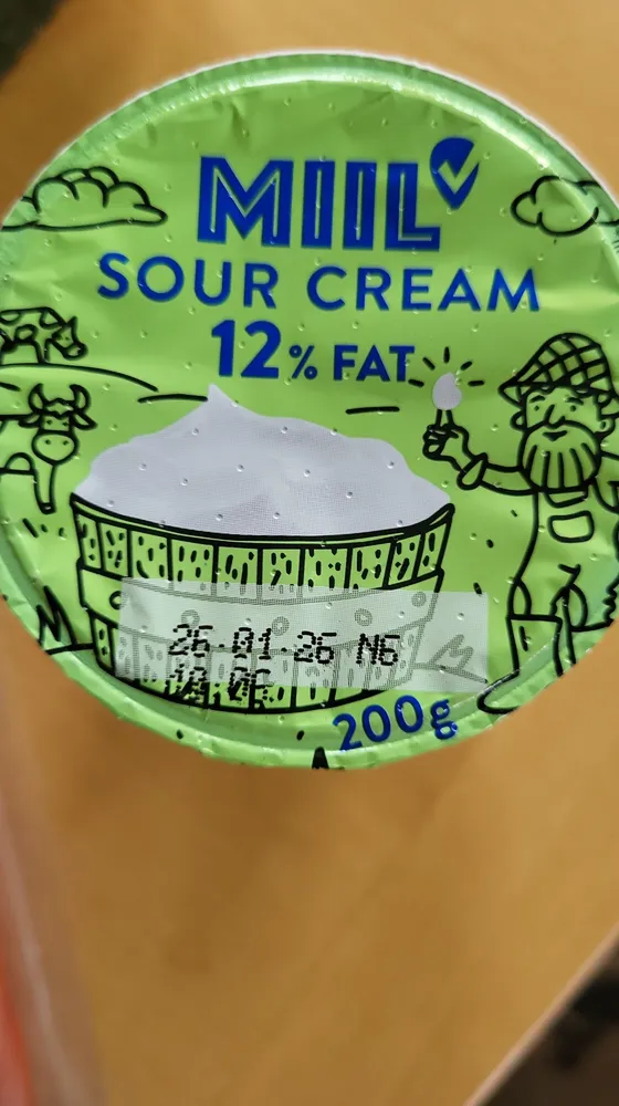 Sour Cream 12% Fat