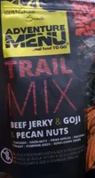 Trail mix beef jerky & goji & pecan nuts