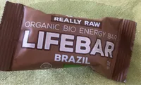 Organic bio energy bar LIFEBAR BRAZIL