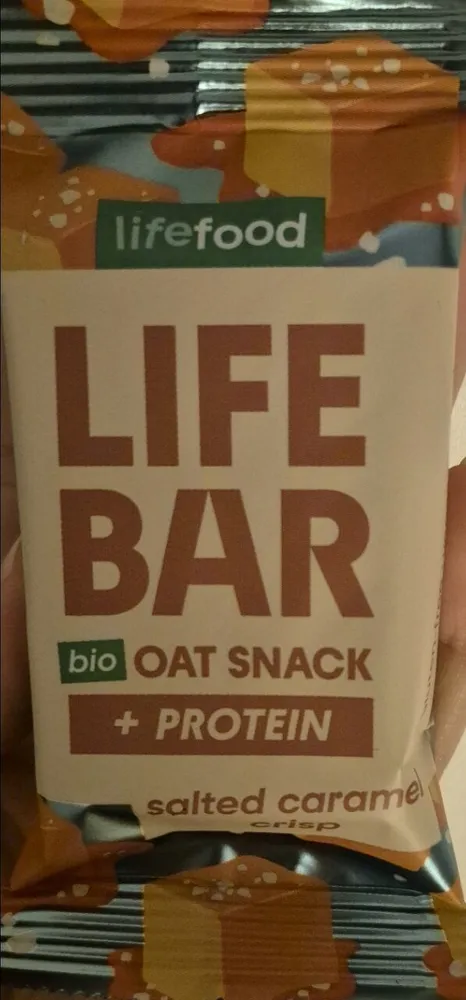 Life bar, Oat Snack + Protein, Salted Caramel Crisp