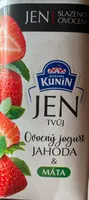 JEN jogurt na pití jahoda & máta