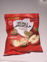 Müsli srdíčka křupavá s jablky