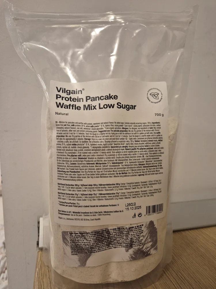 Vilgain Protein Pancake Waffle Mix Low Sugar