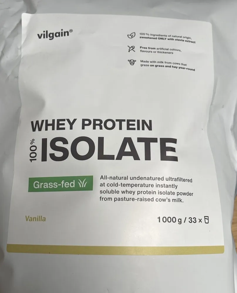 100% Whey Protein Isolate Vanilla