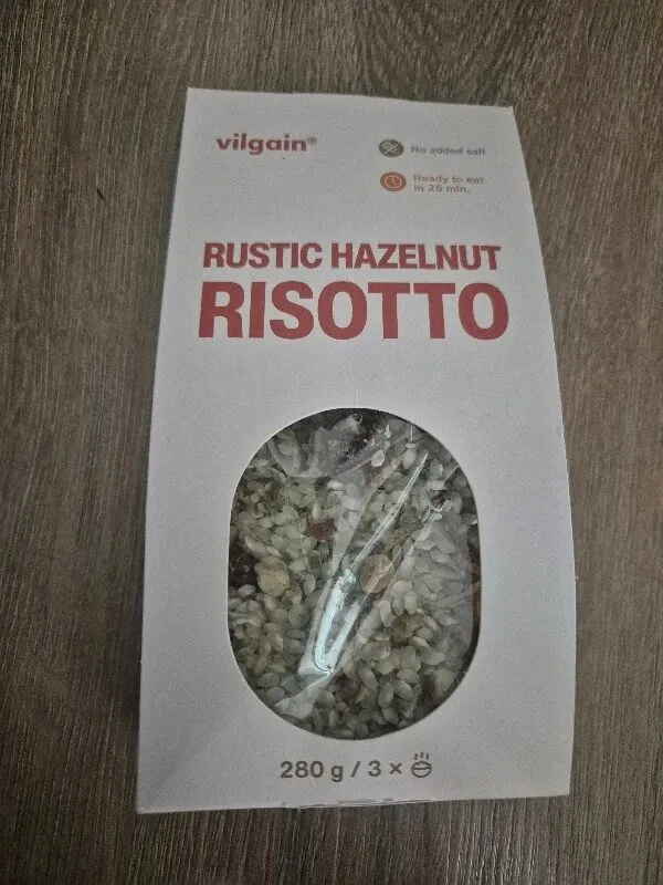 Rustic Hazelnut Risotto