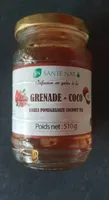 Infusion en gelée à la Grenade-coco