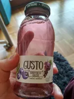Jus de myrtille et raisin