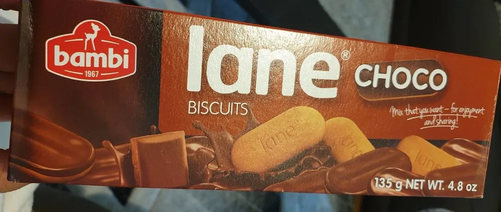 Bambi Chocolate Covered Lane Biscuits