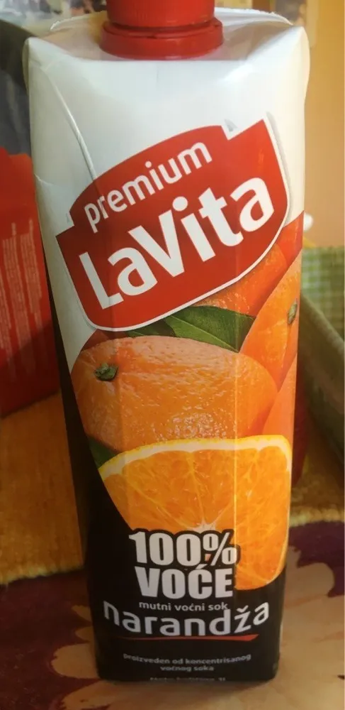 Premium Lavita 100% fruit Orange