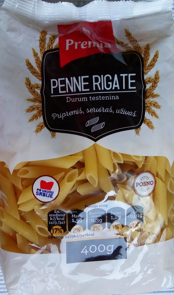 Penne rigate