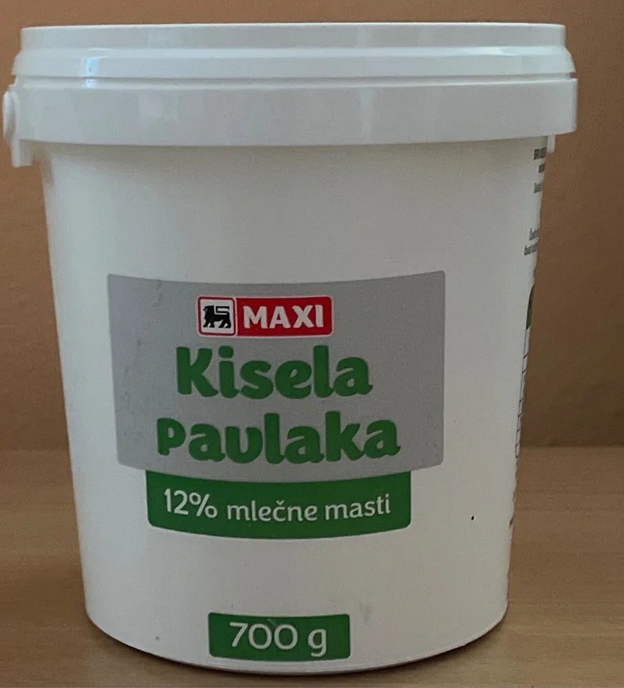 Kisela pavlaka 12% mlečne masti