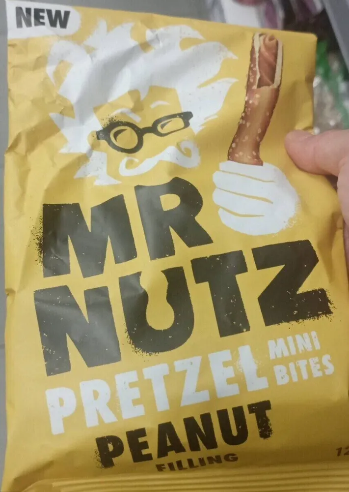 Mr Nutz pretzel mini bites peanut filling