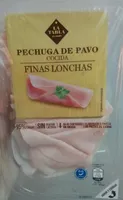 Pechuga de pavo cocida finas lonchas