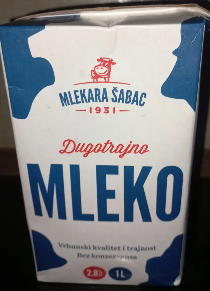 Dugotrajno mleko