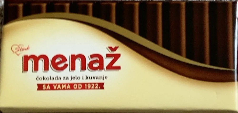 Menaž čokolada za kuvanje