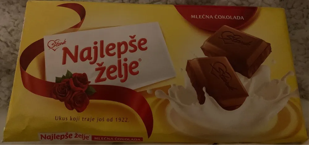 Najlepse Zelje Milk Chocolate