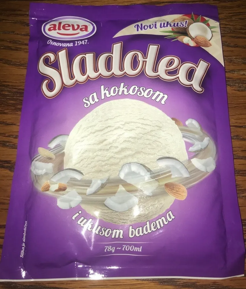 sladoled sa kokosom