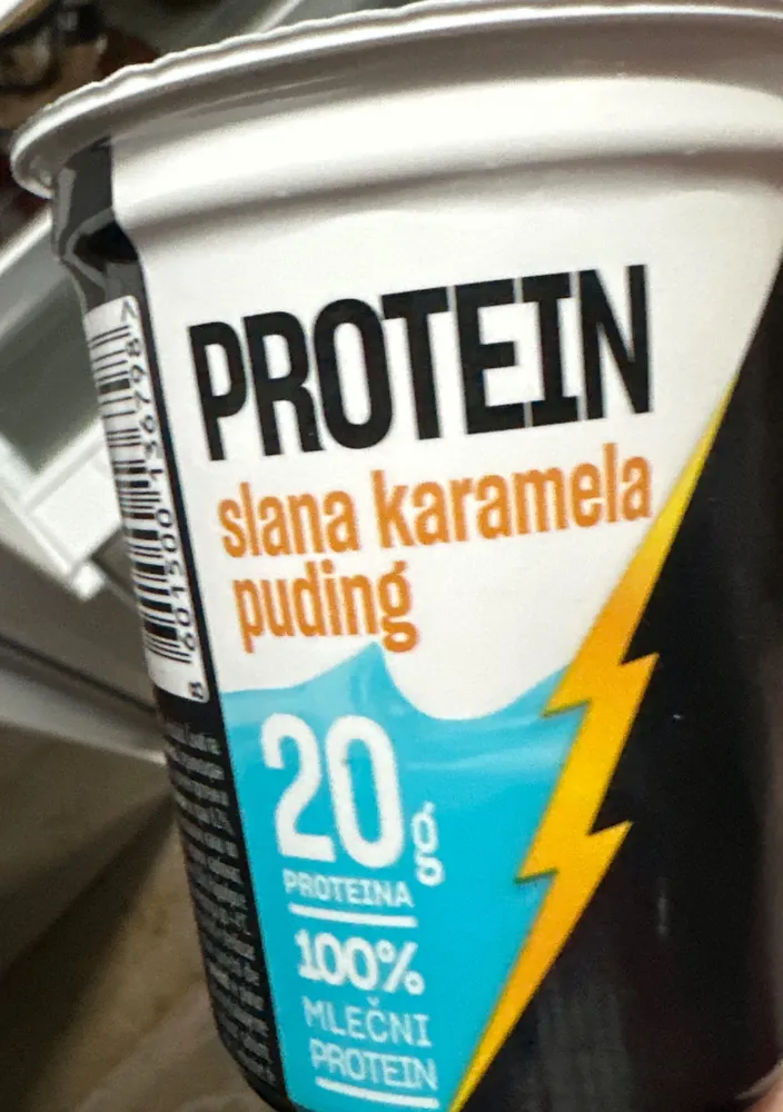 PROTEIN slana karamela puding