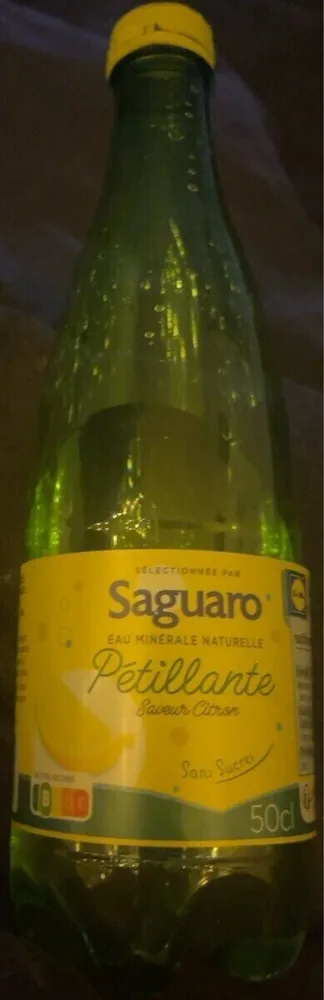Eau pétillante saveur citron