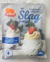 Šlag pena Whipped cream Schlagsahne