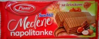 Medene napolitanke sa lešnikom