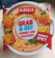 Grab & Go! Hummus and Crackers, Spicy