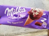 Helado Choc Topped Cone
