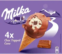 Milka Choc Topped Cone