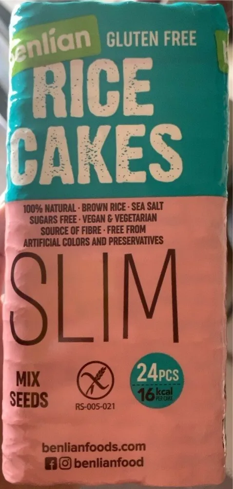 Rice Cakes slim mix seeds
