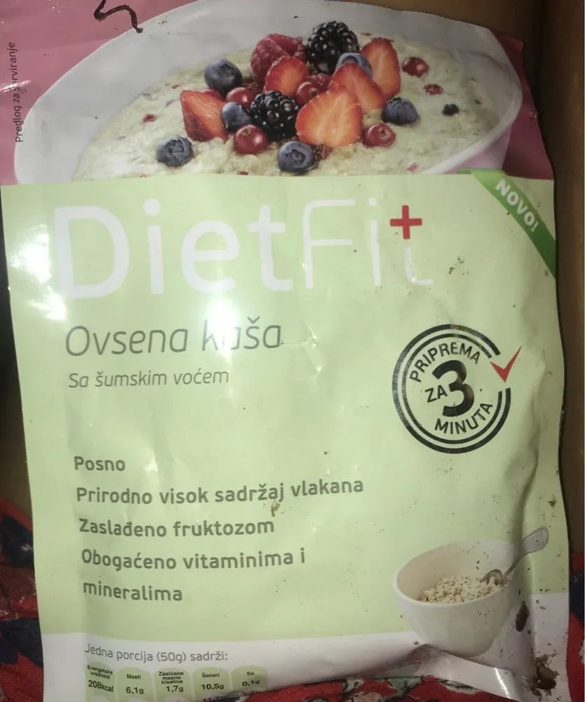 Ovsena kasa sa sumskim vocem