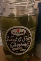 sweet and sour gherkins