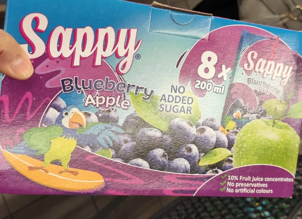 Sappy blueberry appel