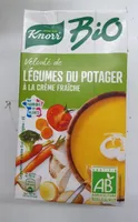 Velouté de légume du potager à la crème fraîche