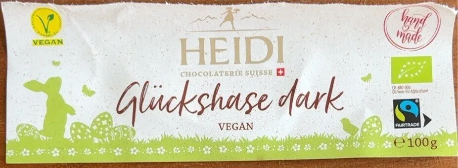 Glückshase dark, vegan