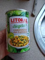 Vegetal garbanzos con espinacas