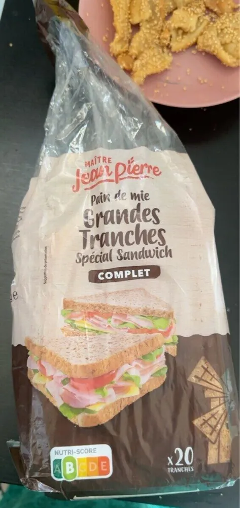 Pain de mie grandes tranches complet