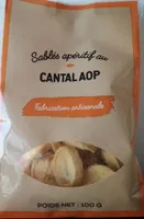Sablé apéritif cantal AOP