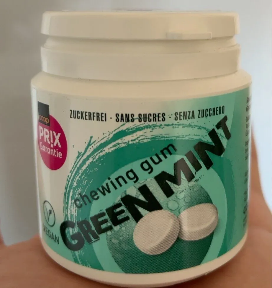 Chewing gum Green Mint