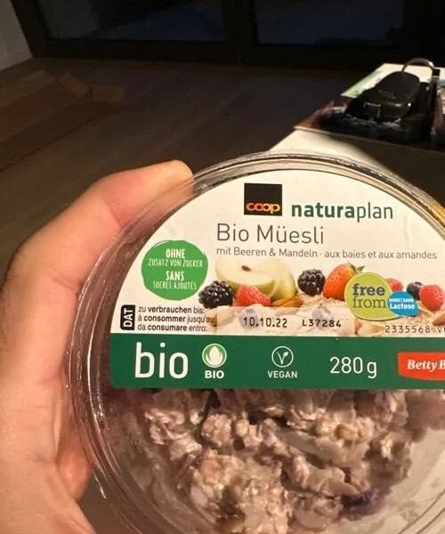 Bio Muesli aux baies et aux amandes